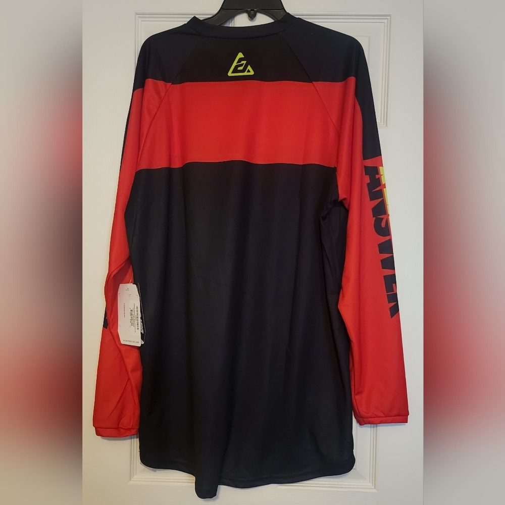 Men's Red and Black Racing Shirt - Picture 2 of 5